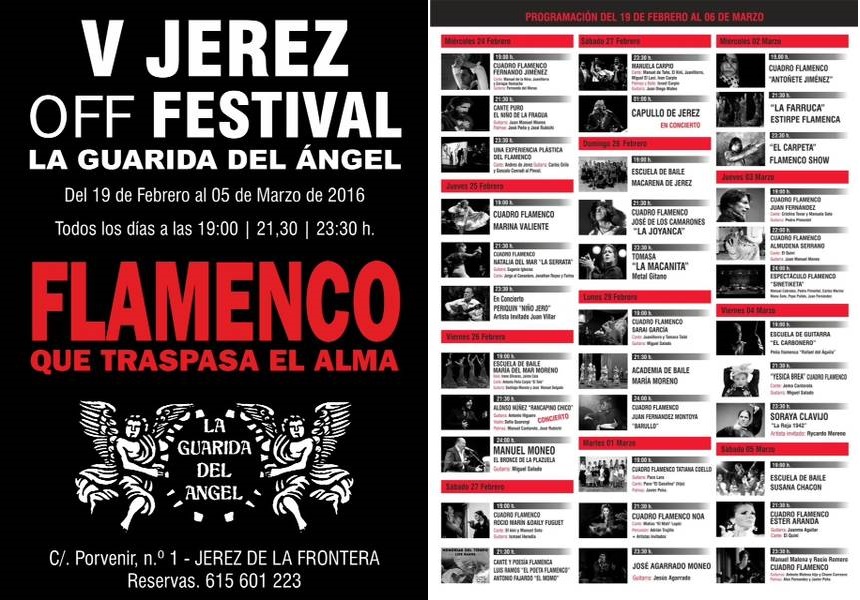 Cartel o imagen de V OFF Festival de Jerez en La Guarida del Ángel