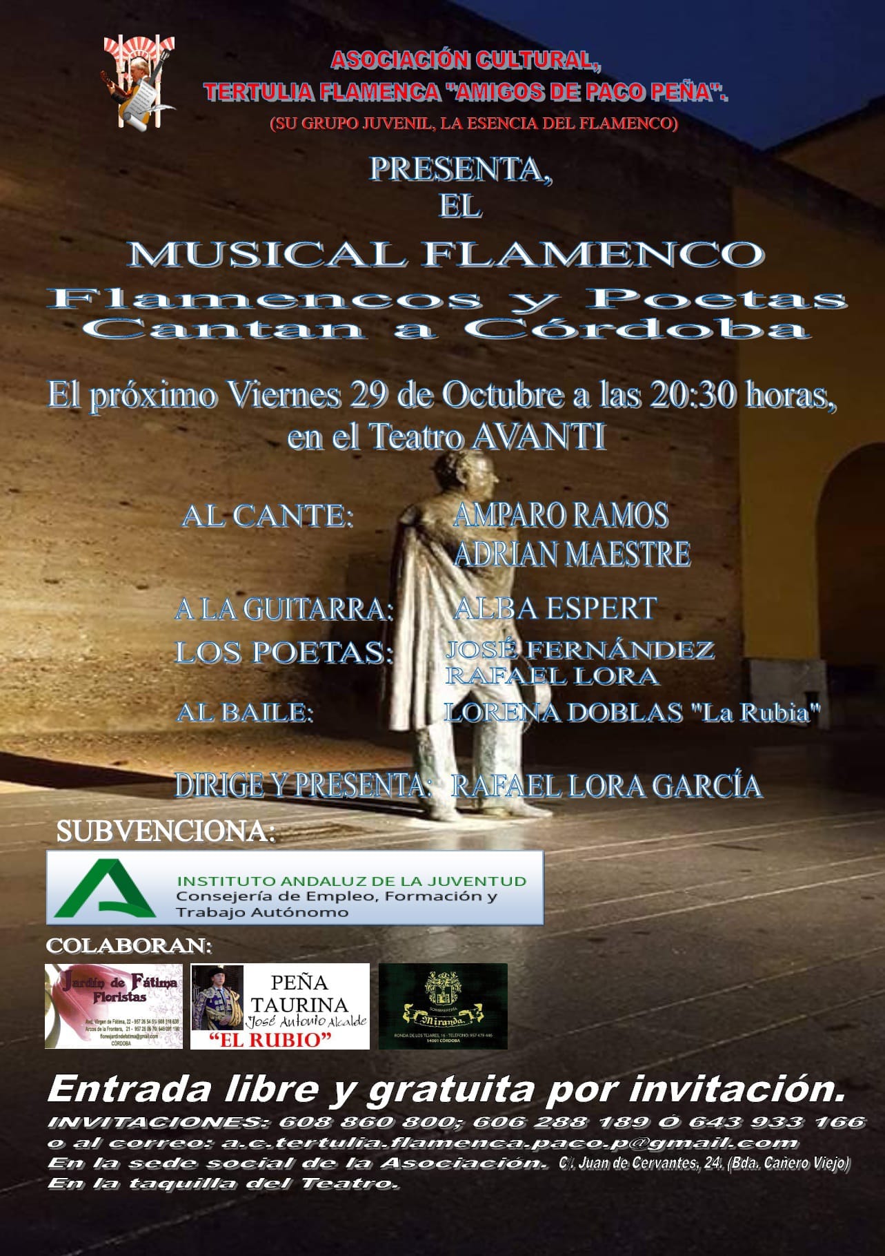 Cartel o imagen de Musical "Flamencos y Poetas Cantan a Córdoba"
