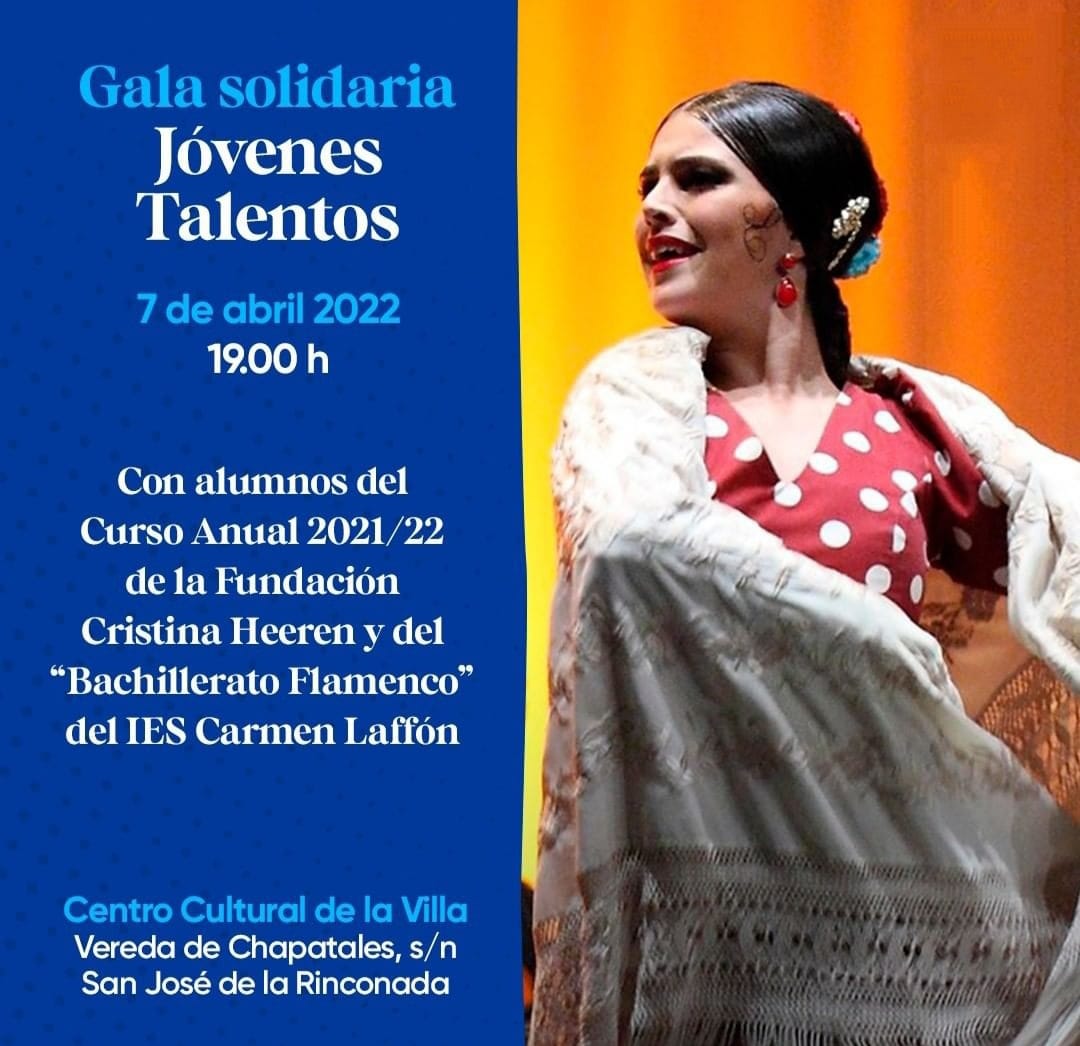 Cartel o imagen de Gala Solidaria Jóvenes Talentos · Fundación Cristina Heeren · San José de la Rinconada