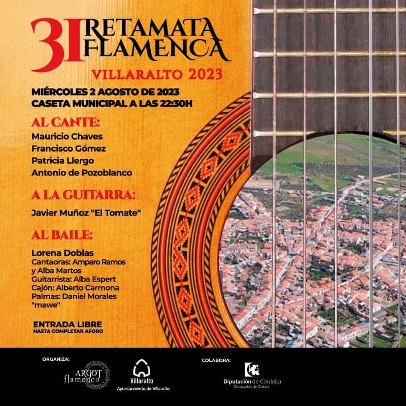 Cartel o imagen de XXXI Festival Retamata Flamenca · Acompañando el baile de Lorena Doblas
