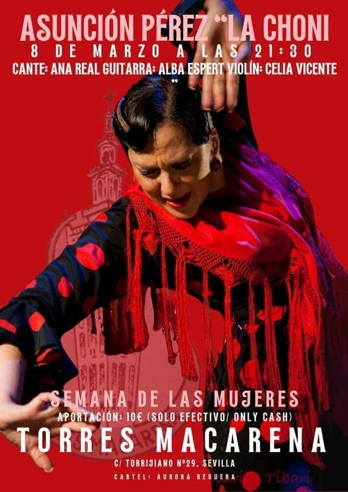 Cartel o imagen de Semana de las Mujeres · Acompañando el baile de Asunción Pérez "La Choni"