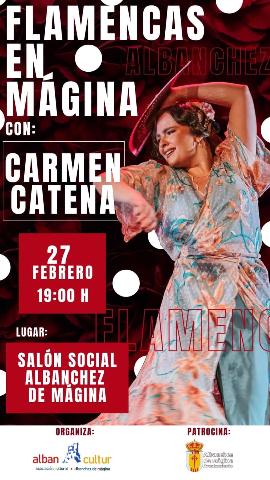 Cartel o imagen de Flamencas en Mágina · Acompañando el baile de Carmen Catena y el cante de Alba Martos