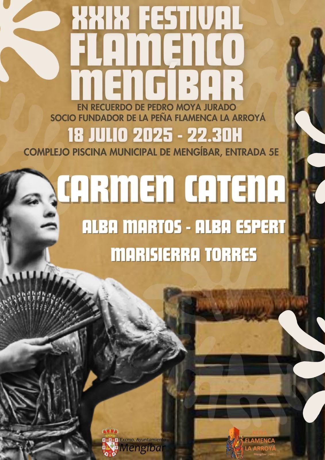 Cartel o imagen de XXIX Festival Flamenco de Mengíbar · Acompañando el baile de Carmen Catena
