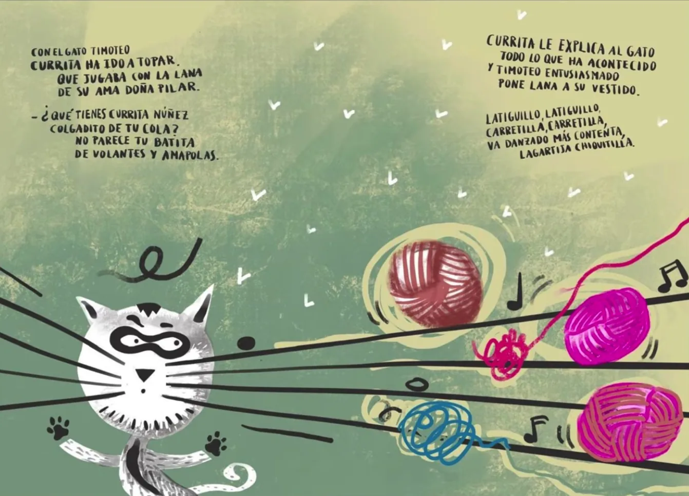 Ilustración de Canción del gato Timoteo